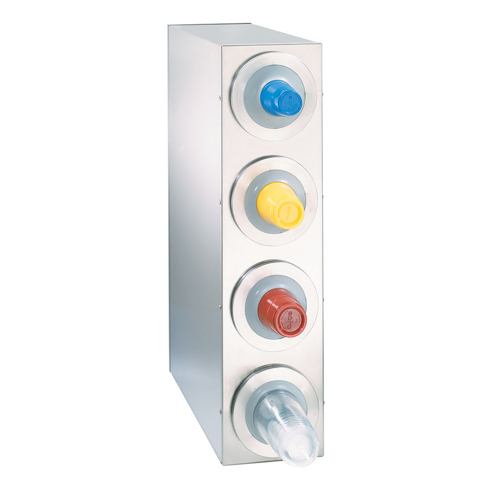 472-BFLR4SS Cup Dispenser, Cabinet, (4) Compartment, All Cup Types