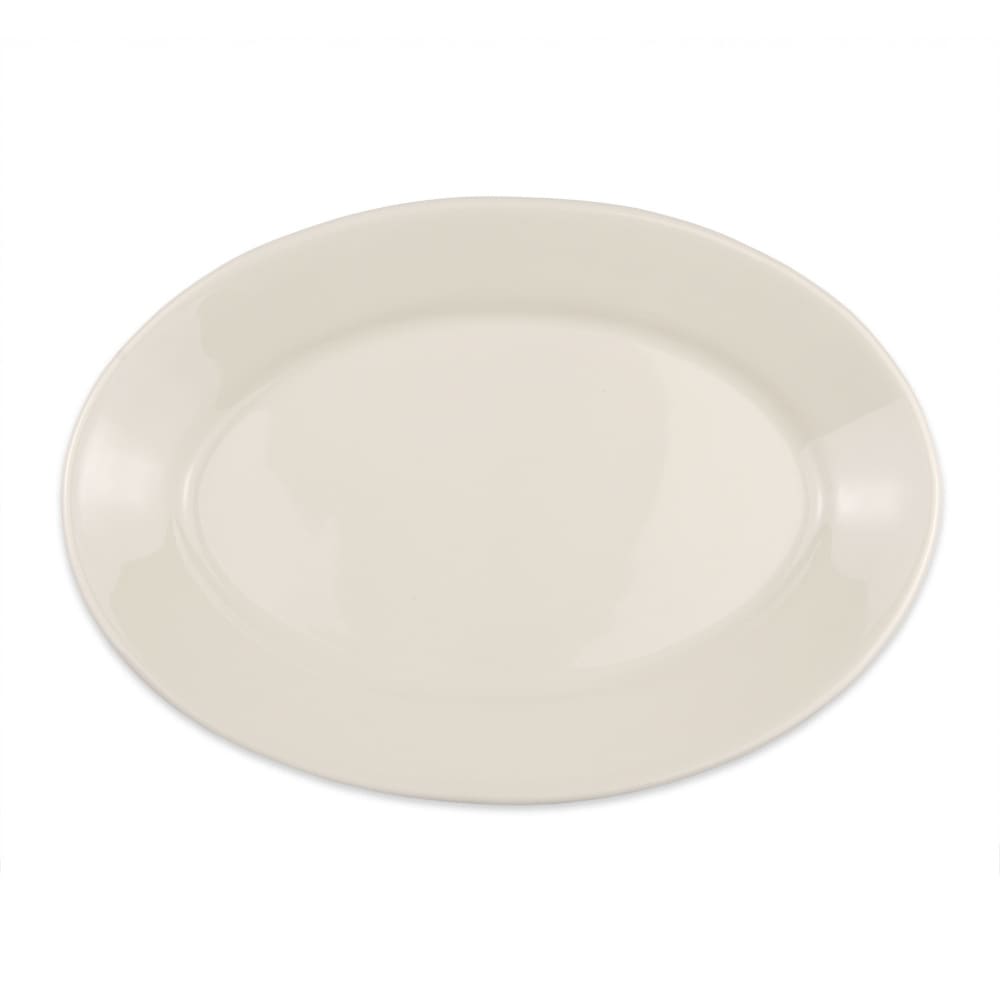 179-15400 10 1/2" x 7 1/4" Oval Platter - China, Ivory