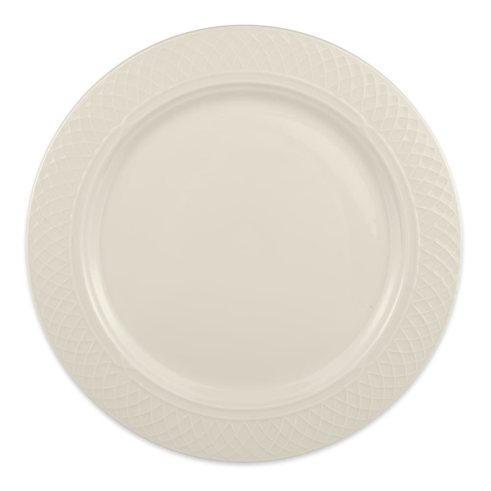 179-3407000 11 1/8" Round Gothic Blanc Plate - China, Ivory
