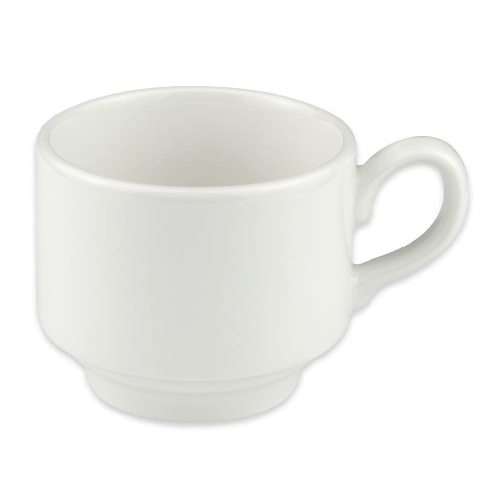 179-6536000 7 oz Pristine Stackable Tea Cup - China, Ameriwhite