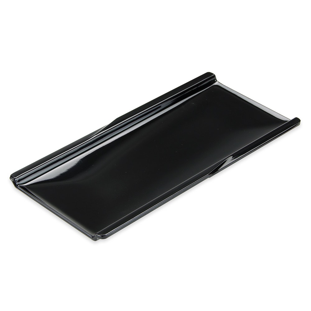 284-140BK Rectangular Plate, 9 1/2" x 4 1/4", Melamine