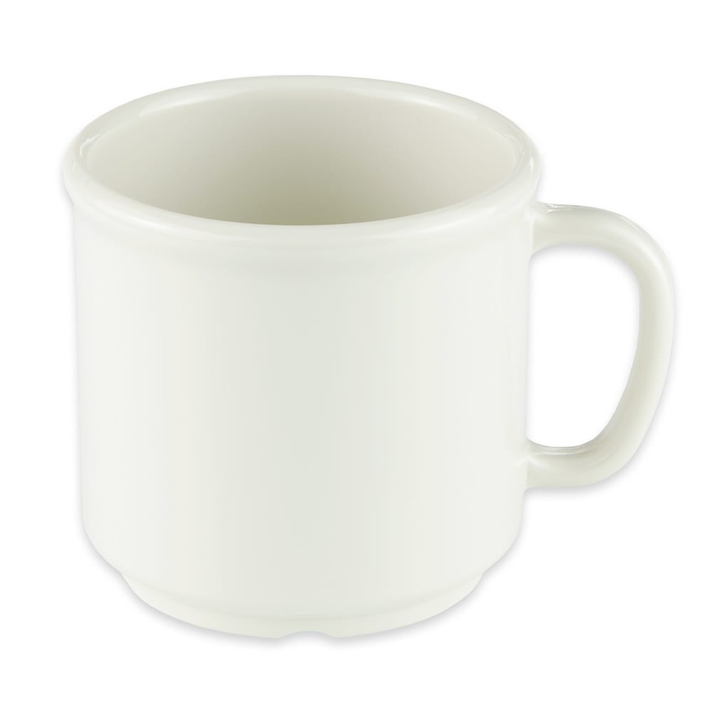 284-S12IV 12 oz Plastic Coffee Mug, Ivory