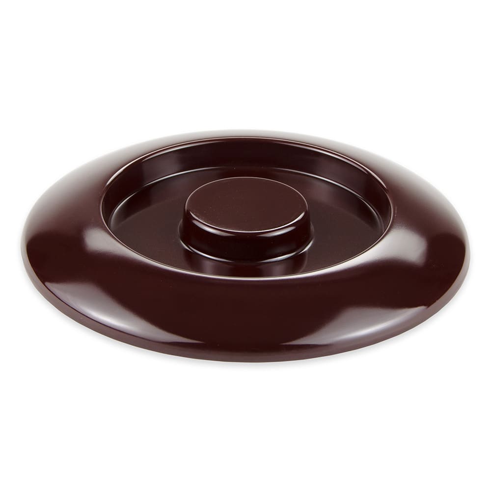 284-TS800LBR 7 3/4" Round Tortilla Server Lid Only, Melamine, Brown
