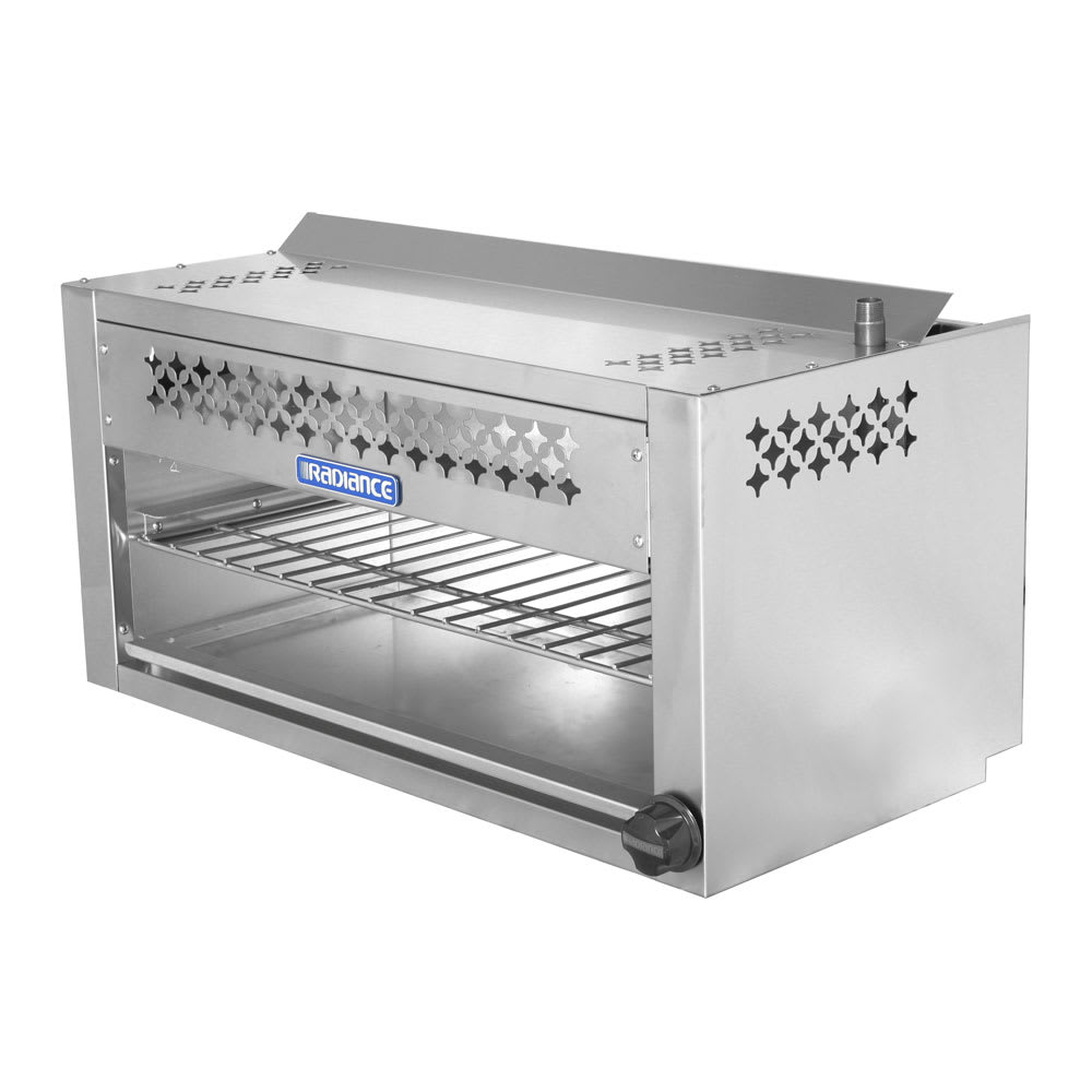 083-TACM36NG 36" Gas Cheese Melter w/ Infrared Burner, Stainless, Natural Gas
