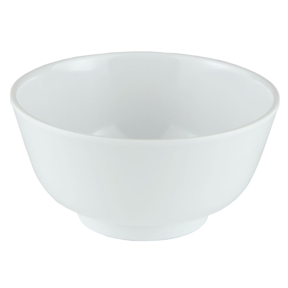 284-0172W 12 oz Round Melamine Soup/Rice Bowl, White