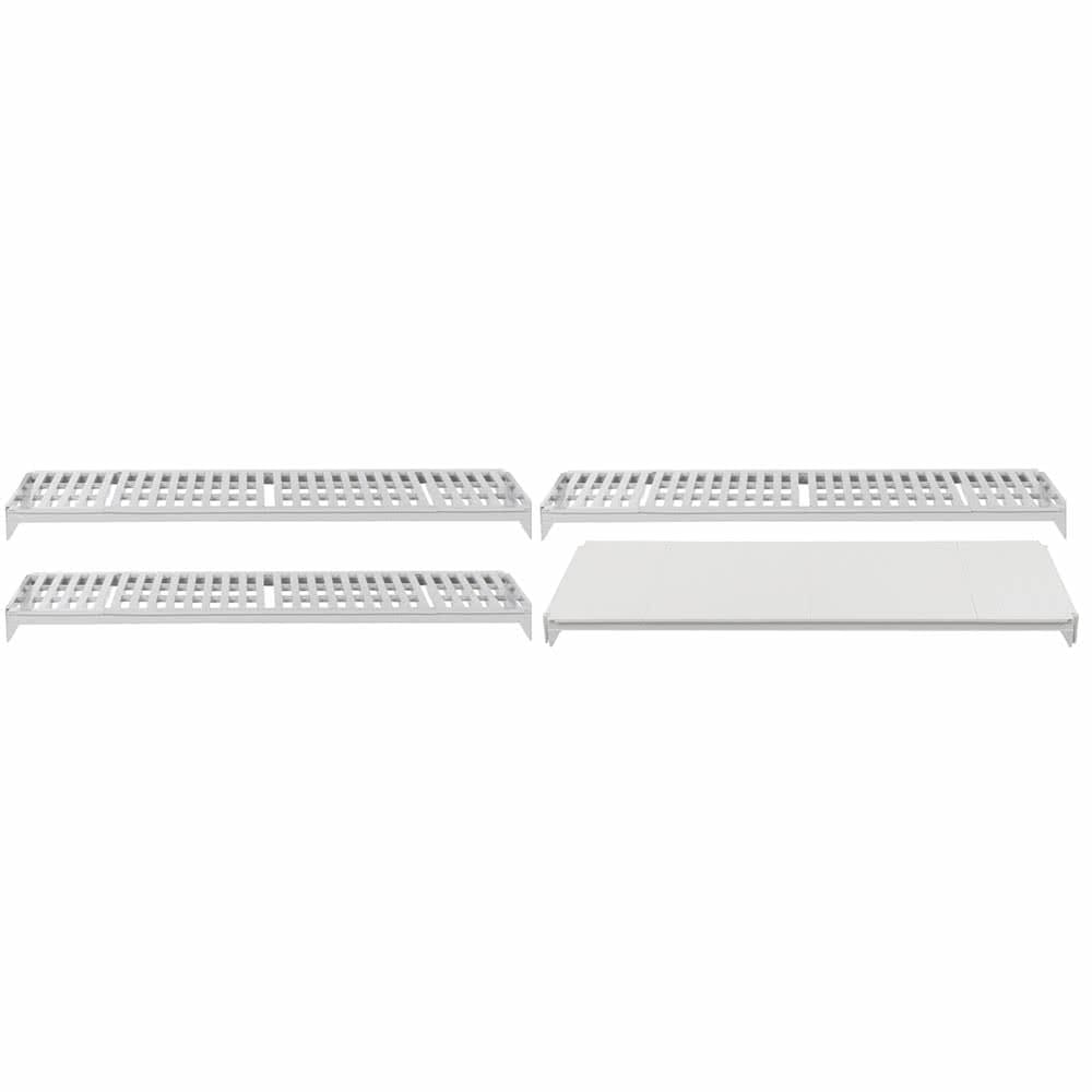 144-CPSK2172VS4480 Camshelving® Premium Polymer Louvered/Solid Shelf Plate Kit - 21" x 72&qu...