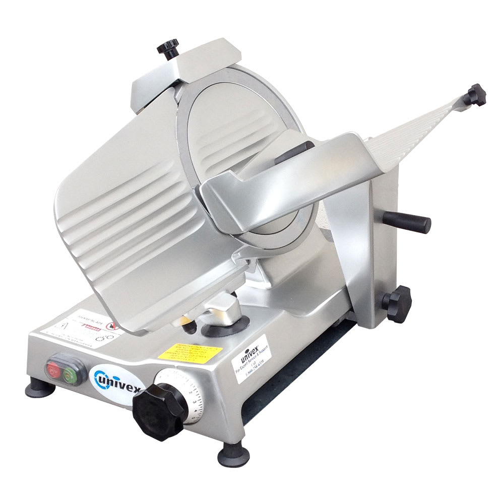 071-4610115 Manual Meat & Cheese Slicer w/ 10" Blade, Belt Driven, Aluminum, 1/4 hp