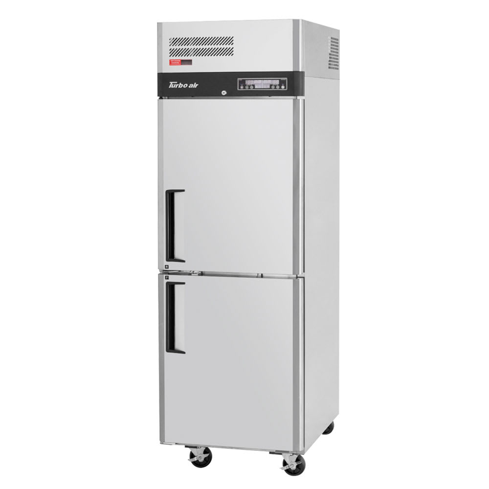 083-M3RF192N 25 1/8" M3 Series One Section Commercial Combo Refrigerator Freezer - Solid Doo...