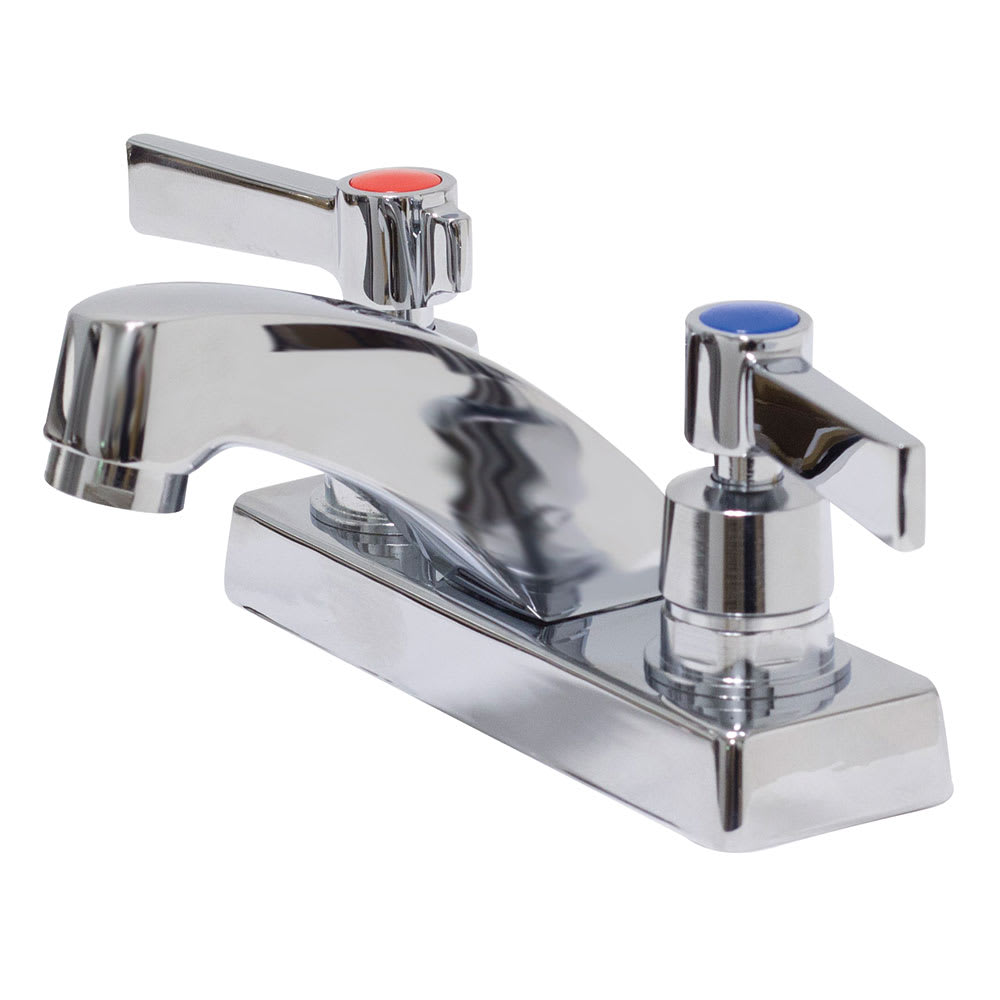009-K22 Deck Mount Faucet - 3 1/2" Spout, 4" Centers, Lead Free