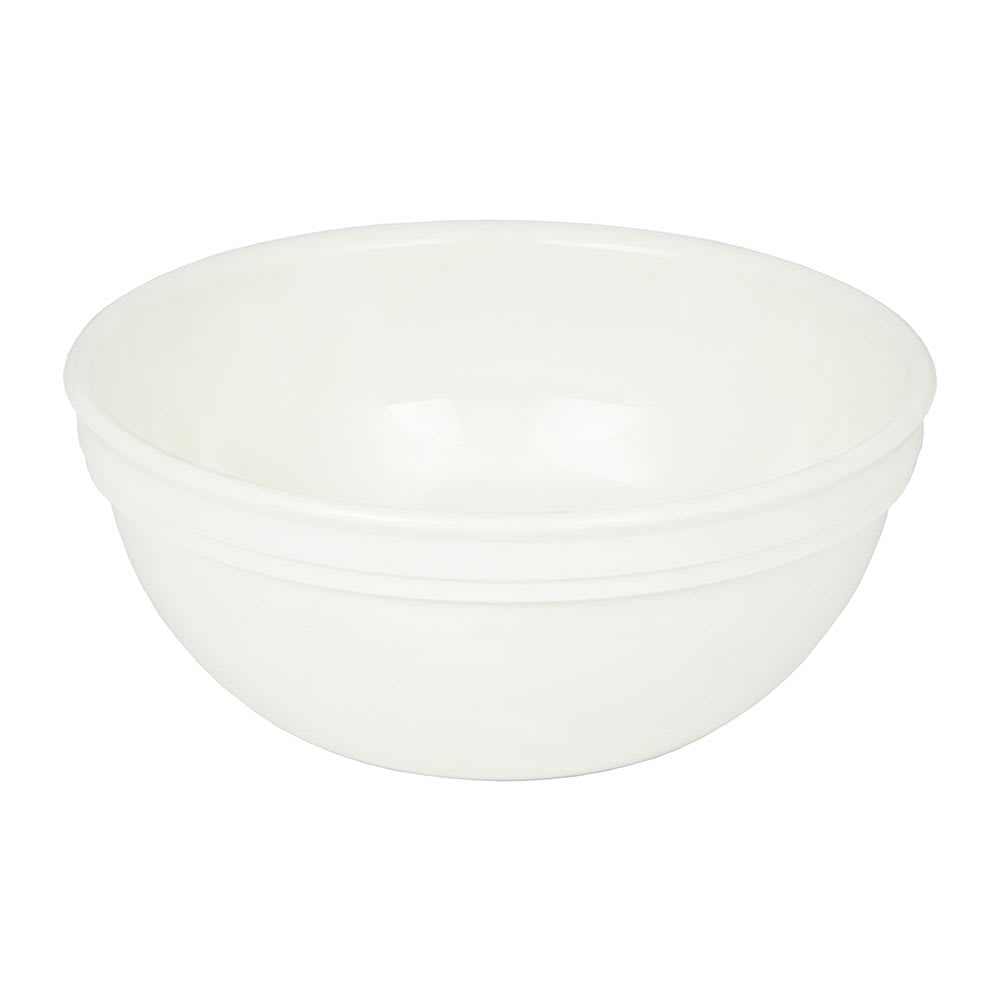 144-50CW148 15 3/10 oz Round Camwear® Nappie Bowl - Plastic, White