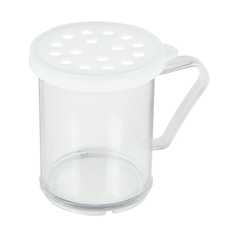 144-96SKRP135 10 oz Shaker/Dredge w/ Lid for Parsley, Polycarbonate