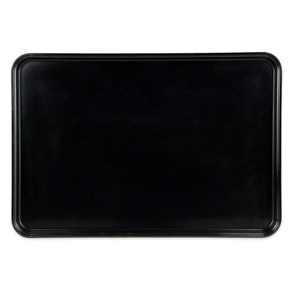 144-1826MT110 Rectangular Market Display Tray - 17 13/16" x 25 11/16" x 11/16", Bl...