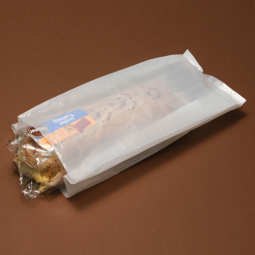 909-H04 Wet Pack Grocery Bag - 11" x 5" x 3", Poly