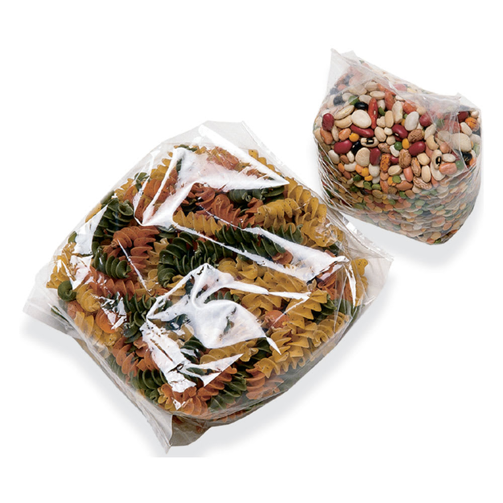 909-P12G0251475 Side Gusset Food Storage Bag - 7 1/2" x 2 1/2", Poly