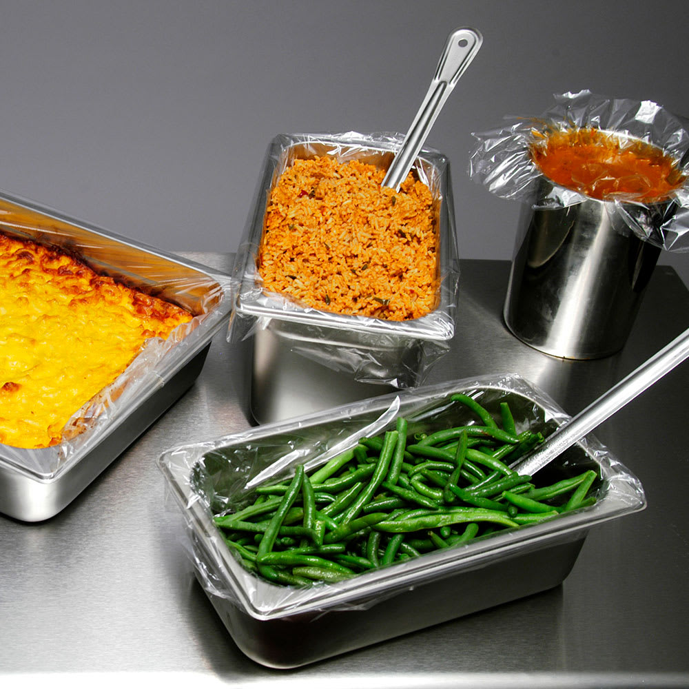 909-PVL3412 Heavy-Duty Pan Liner for Full-Size Shallow & Medium Food Pans - 12" x 34&quo...