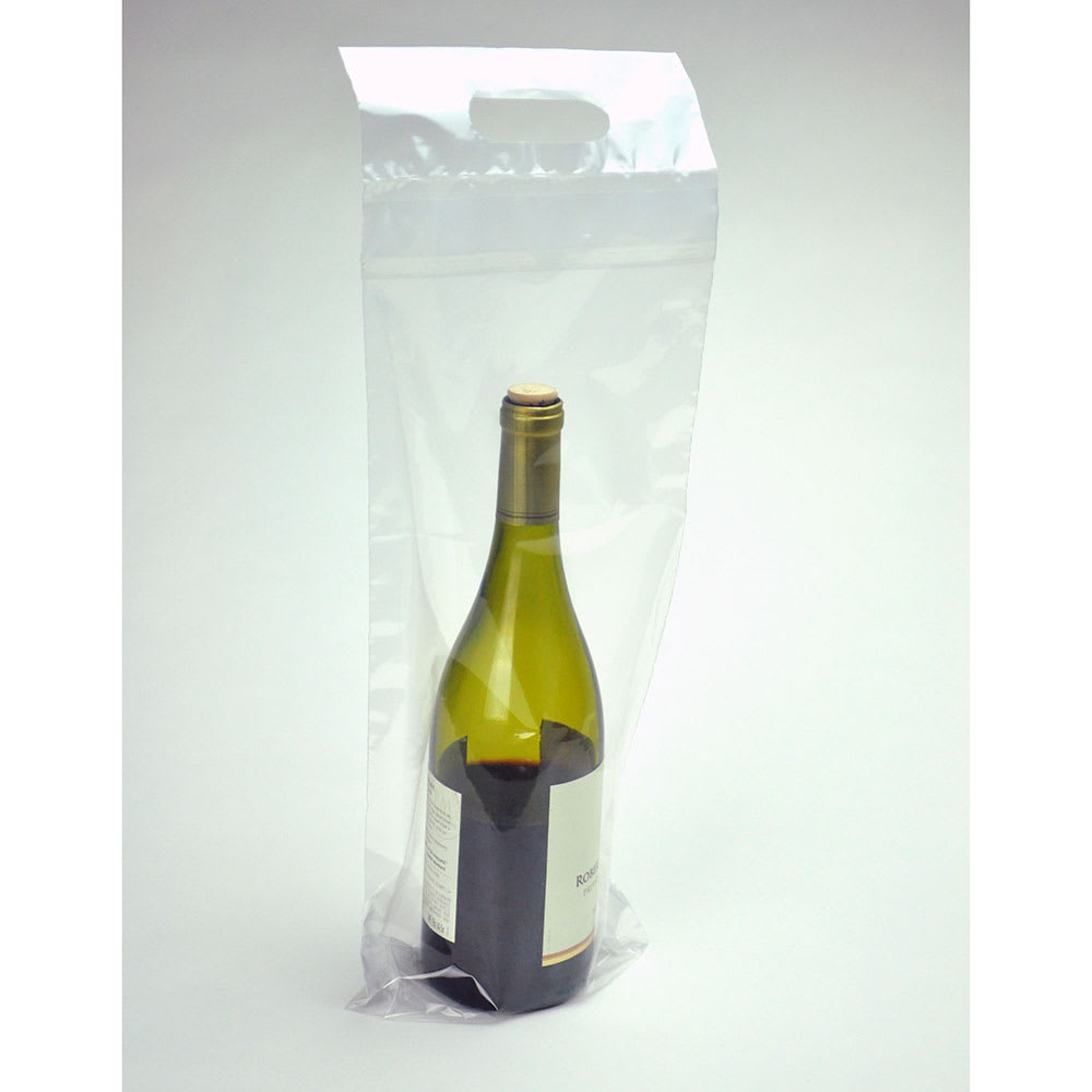 909-WBPL7193 Wine To-Go Bag - 19" x 7", LDPE