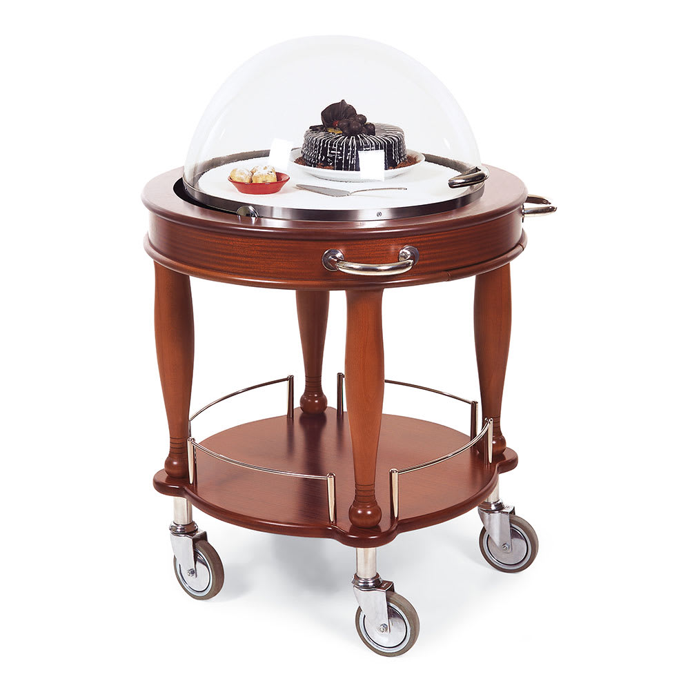 121-70021 Round Dessert Cart w/ Domed Design
