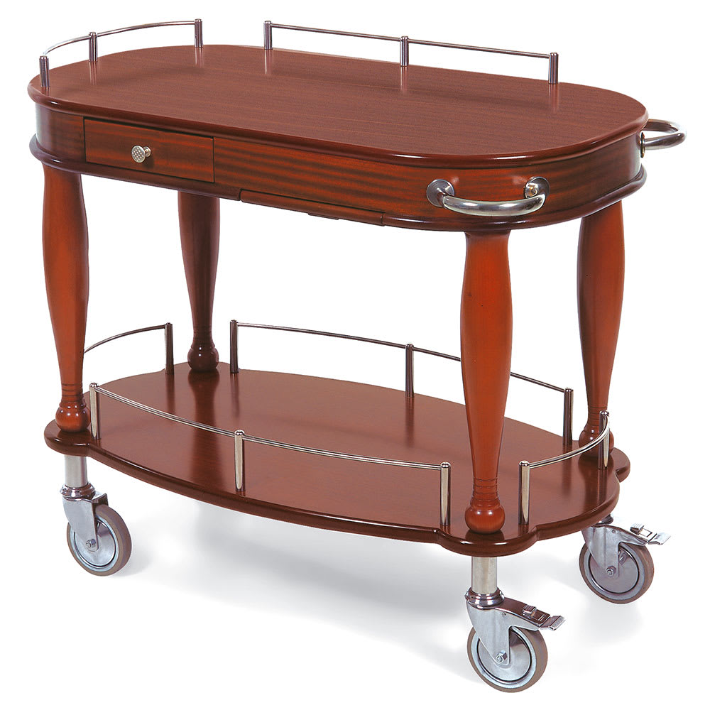 121-70011 Oval Dessert Cart w/ Multi-Tiered Design
