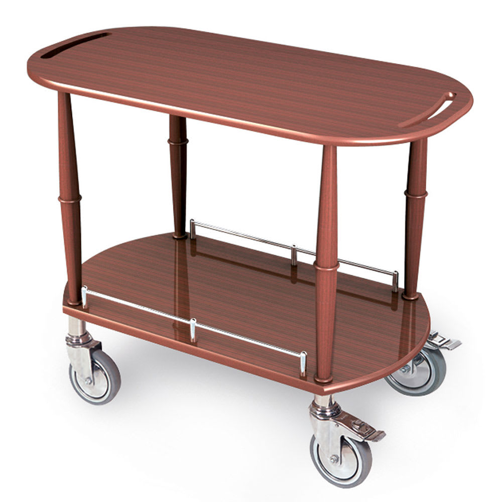 121-70453 Oval Dessert Cart w/ Multi-Tiered Design