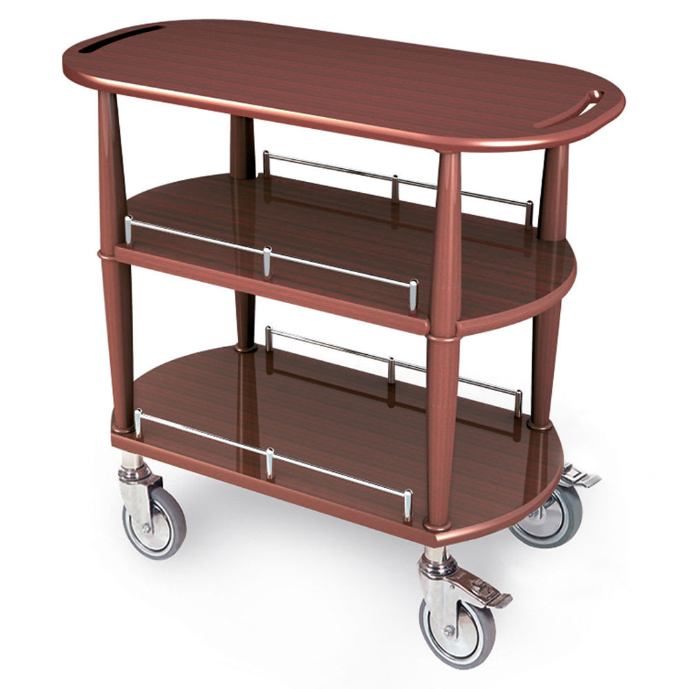 121-70531 Oval Dessert Cart w/ Multi-Tiered Design