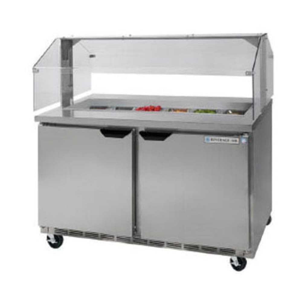 118-SPE48HC12SNZ 48" Hydrocarbon Series Sandwich/Salad Prep Table w/ Refrigerated Base, 115v