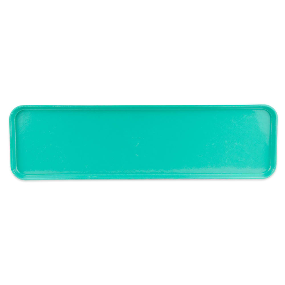 144-830MT140 Rectangular Market Display Tray - 8 7/16" x 30" x 3/4", Green