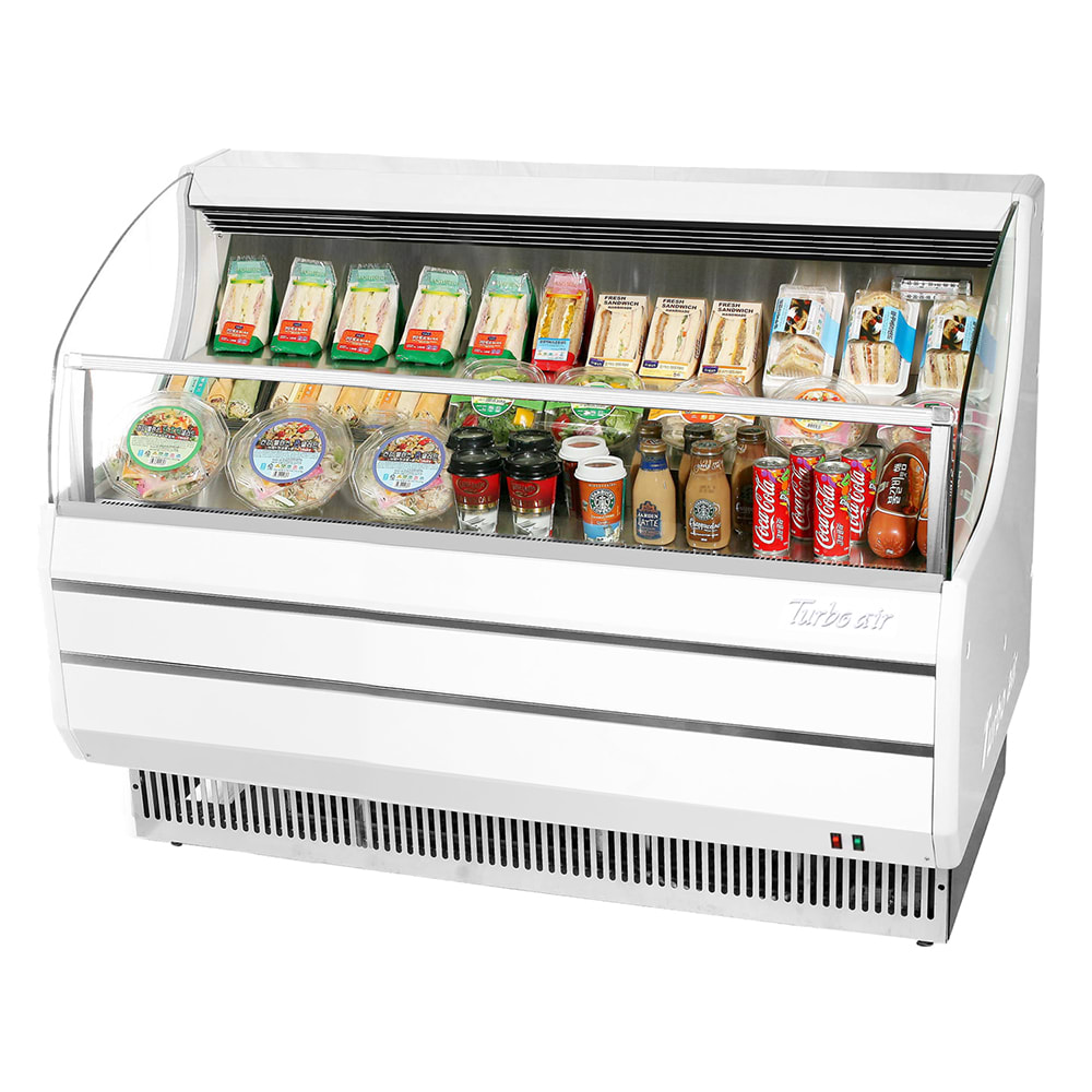 083-TOM60SWN 63 1/4" Horizontal Open Air Cooler w/ 3 Levels, 115v