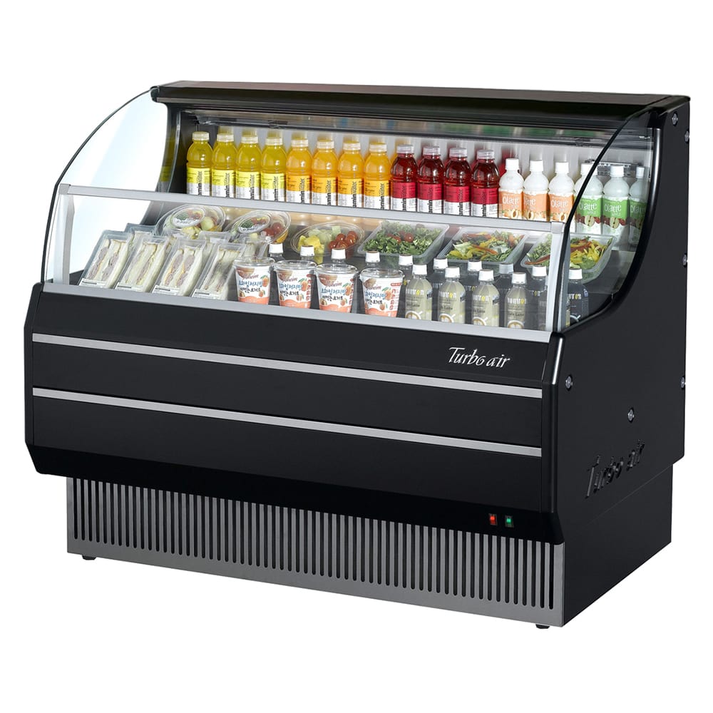 083-TOM60SBN 63 1/4" Horizontal Open Air Cooler w/ (3) Levels, 115v