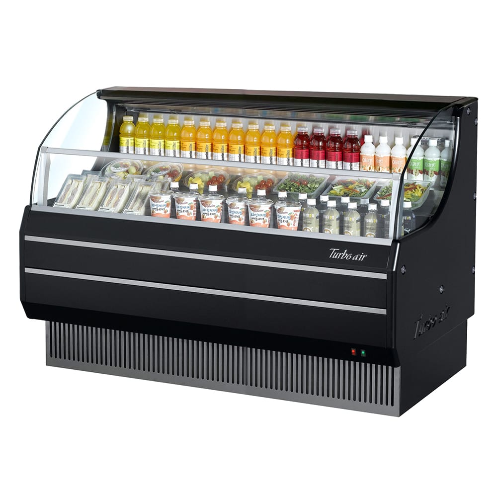 083-TOM75SBN 75 5/8" Horizontal Open Air Cooler w/ (3) Levels, 115v