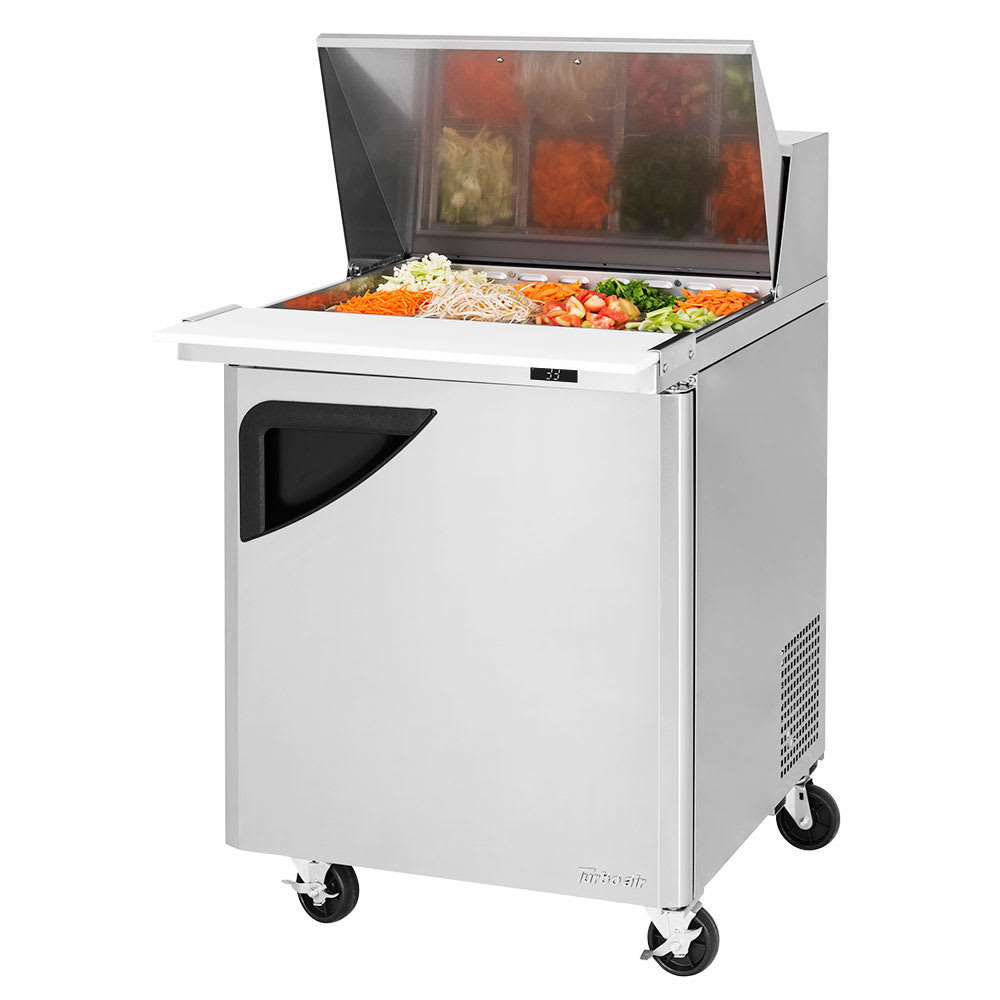 083-TST28SD12N 27" Super Deluxe Mega Top Sandwich/Salad Prep Table w/ Refrigerated Base, 115...