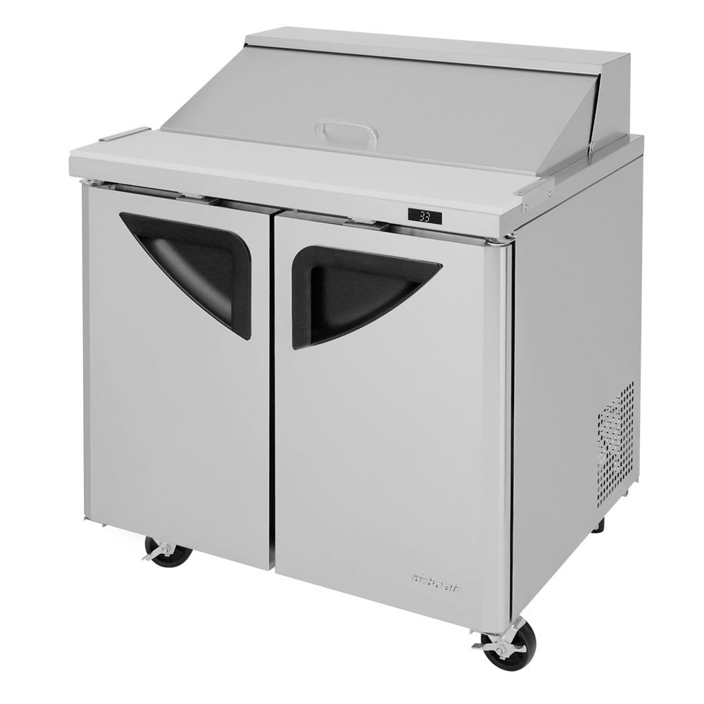 083-TST36SDN6 36" Super Deluxe Sandwich/Salad Prep Table w/ Refrigerated Base, 115v
