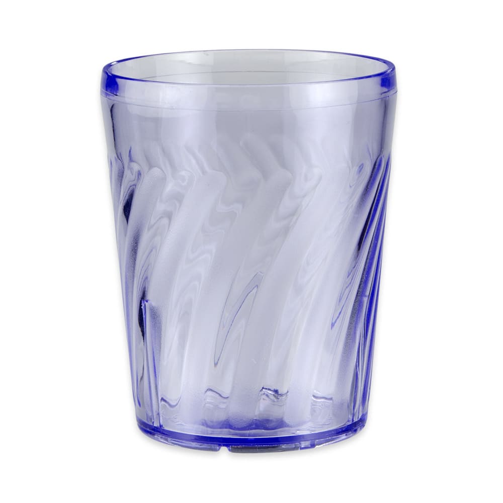 284-22111BL 12 oz Blue Textured Plastic Hi Ball Tumbler