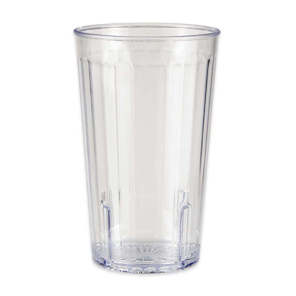284-88201CL 20 oz Clear Textured Plastic Tumbler