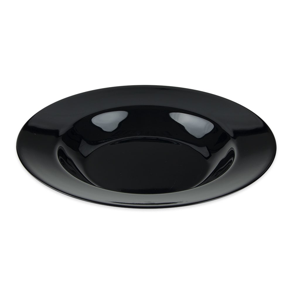 284-B1611BK 16 oz Round Melamine Pasta Bowl, Black