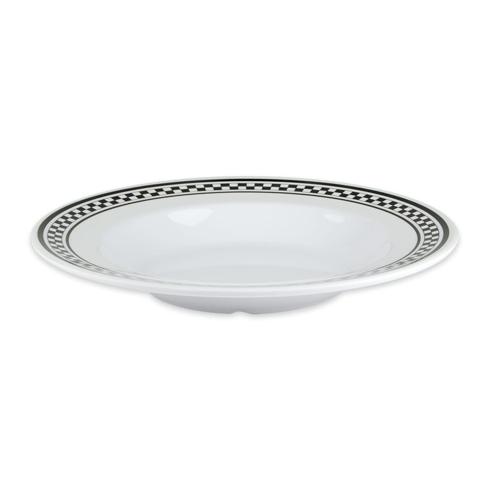 284-B1611X 16 oz Round Melamine Pasta Bowl, White