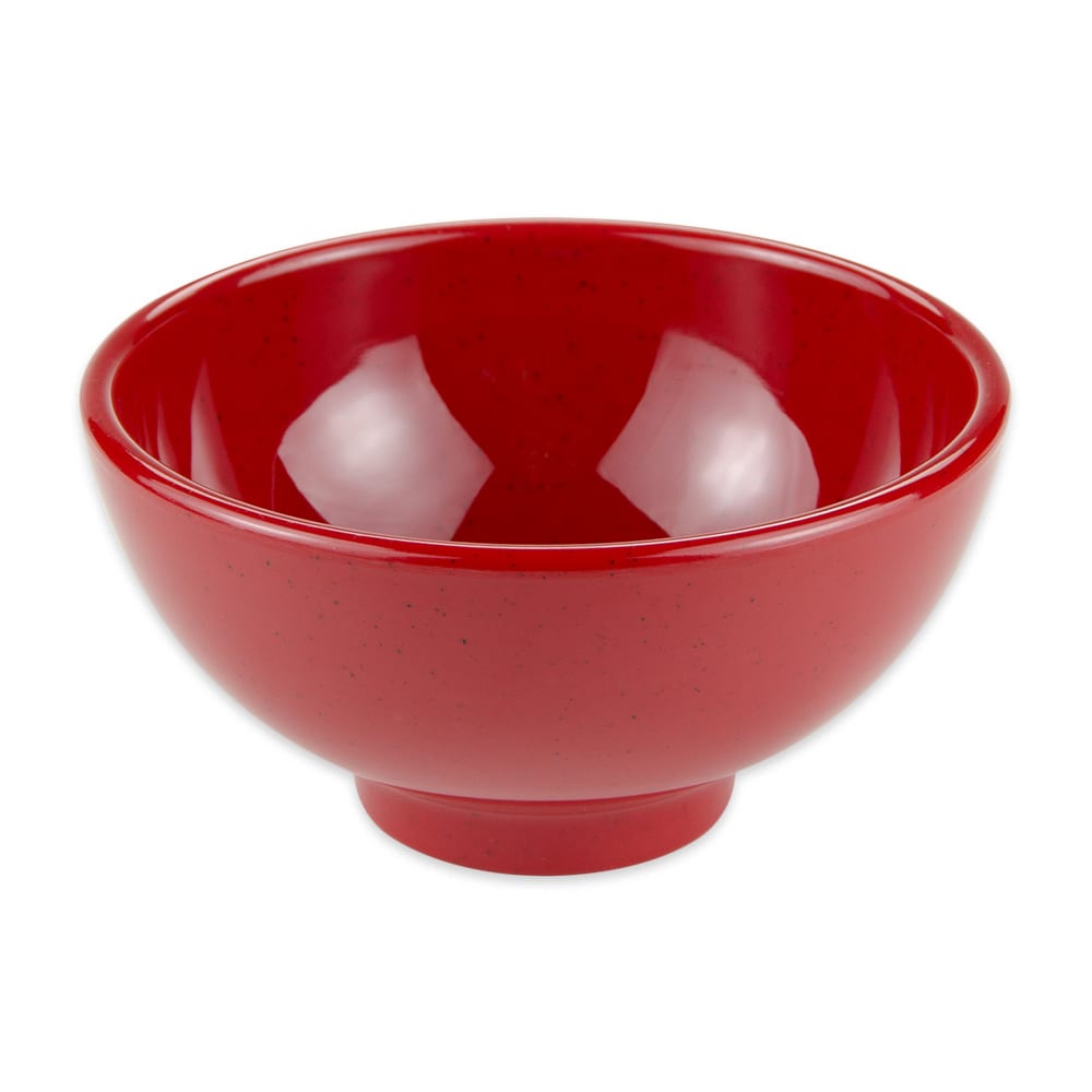 284-B628RSP 22 oz Round Melamine Salad Bowl, Red