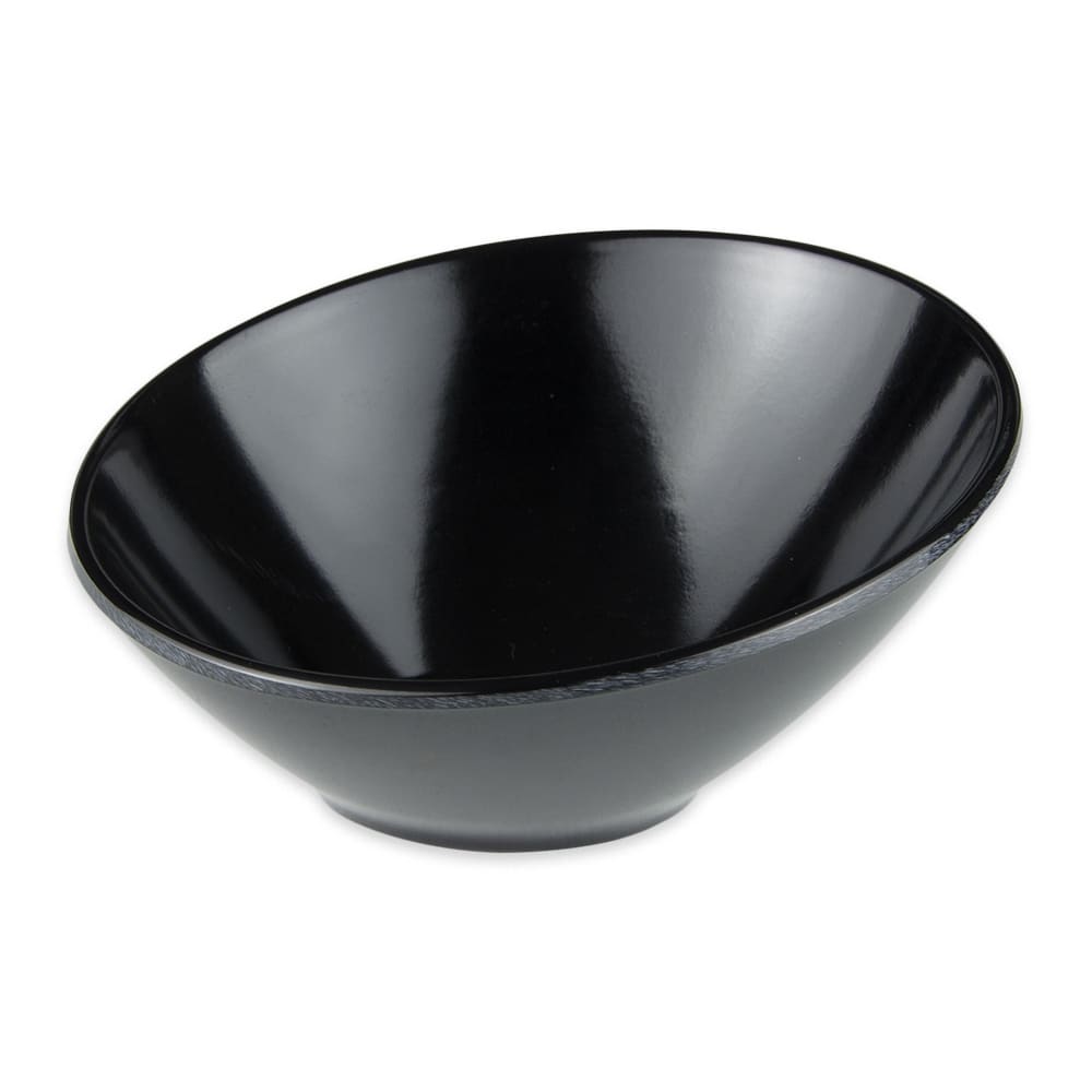 284-B784BK 5 1/2 oz Round Melamine Dessert Bowl, Black