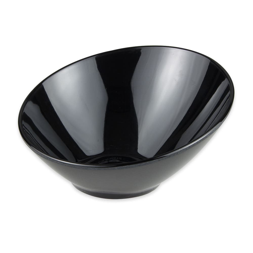 284-B785BK 10 oz Round Melamine Dessert Bowl, Black