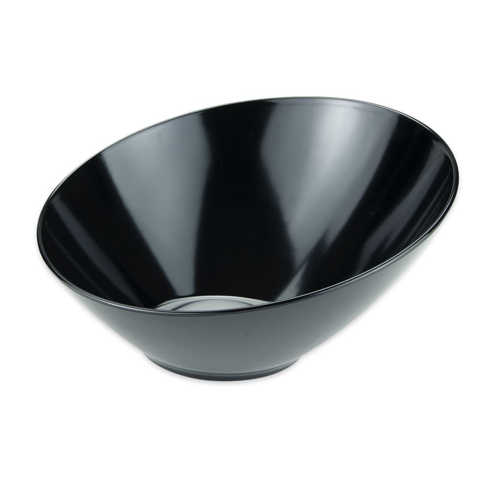 284-B790BK 1 9/10 qt Round Melamine Pasta Bowl, Black