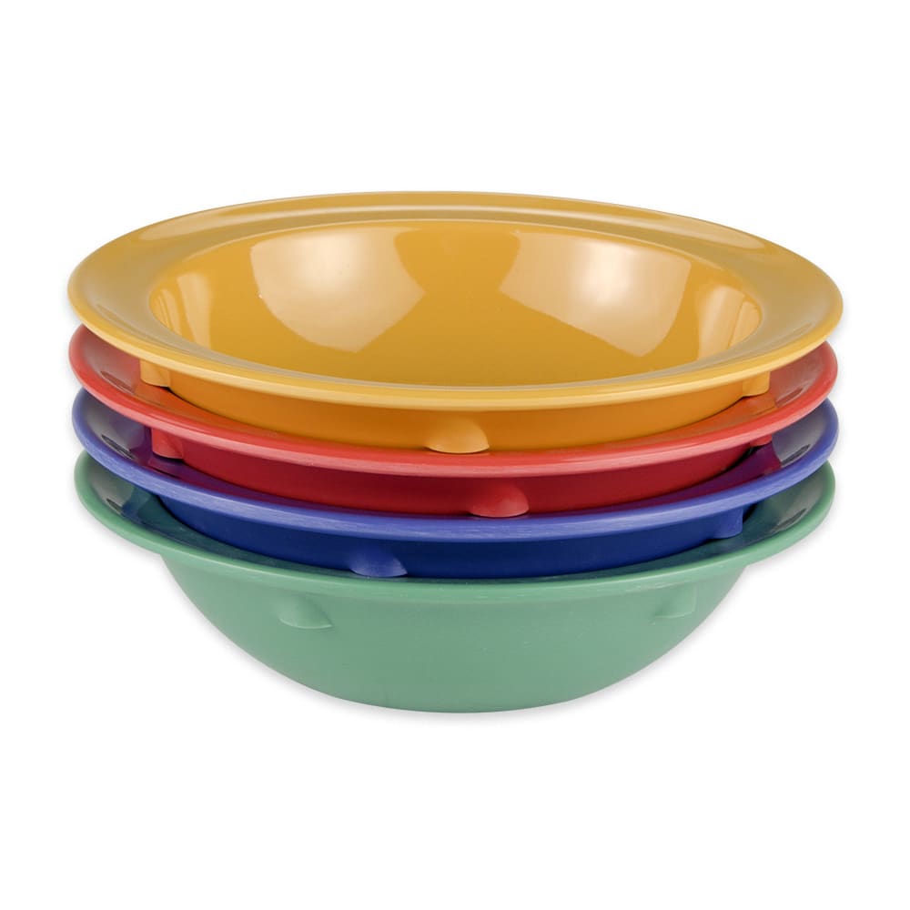 284-DN904MIX 5 oz Round Melamine Fruit Bowl, Assorted Colors
