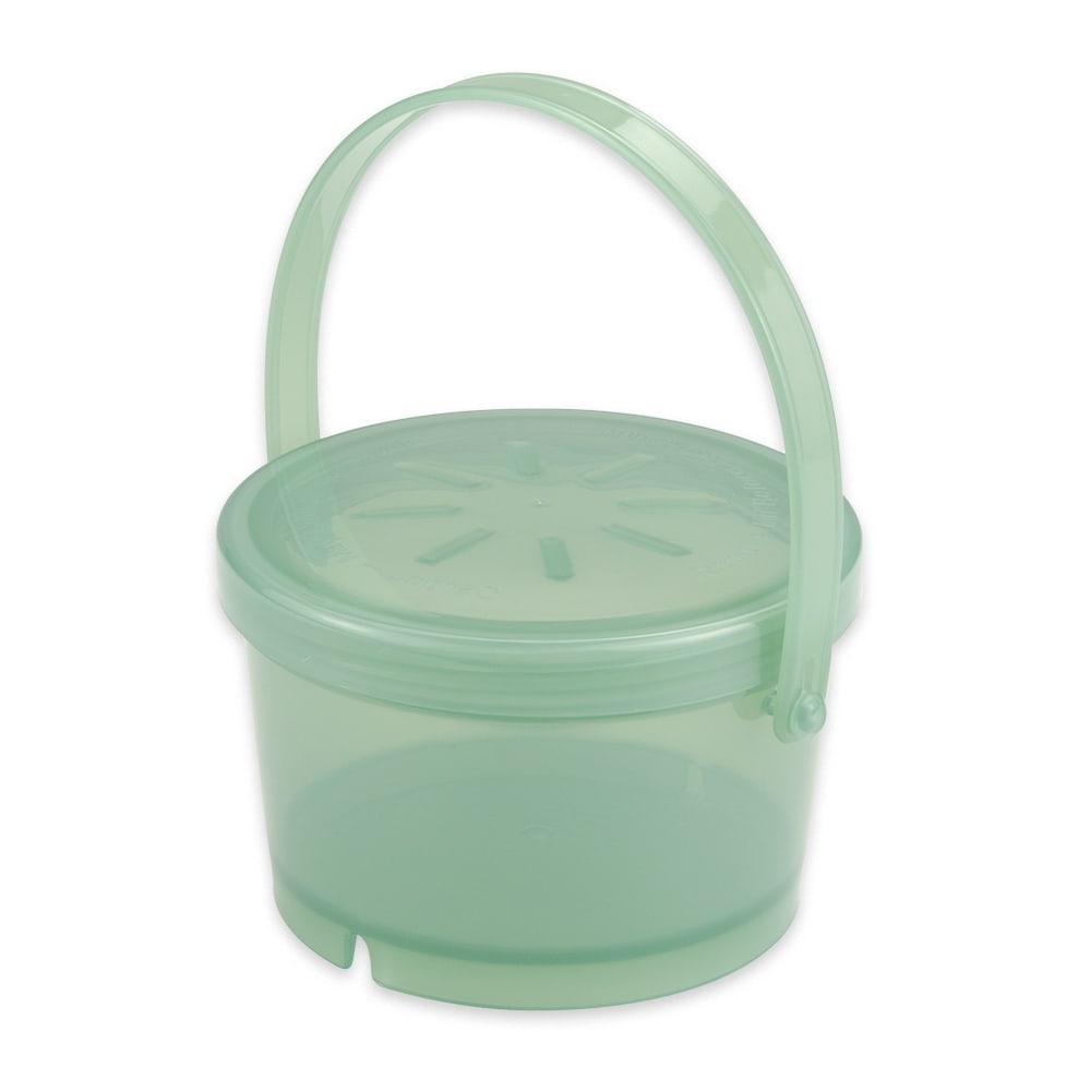 284-EC071JA To Go Food Container, 9" x 9" x 3 1/2", Polypropylene, Jade