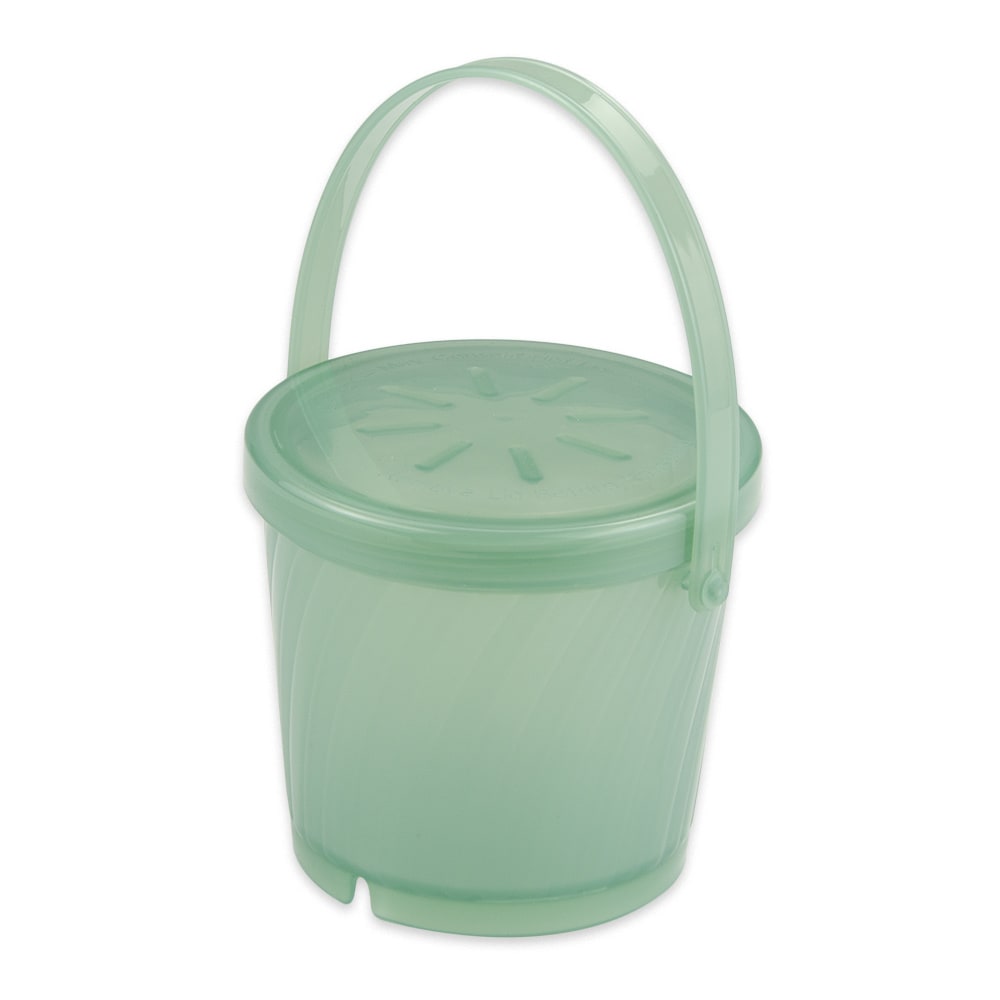284-EC131JA 4 1/4" Round To Go Food Container w/ 16 oz Capacity, Polypropylene, Jade