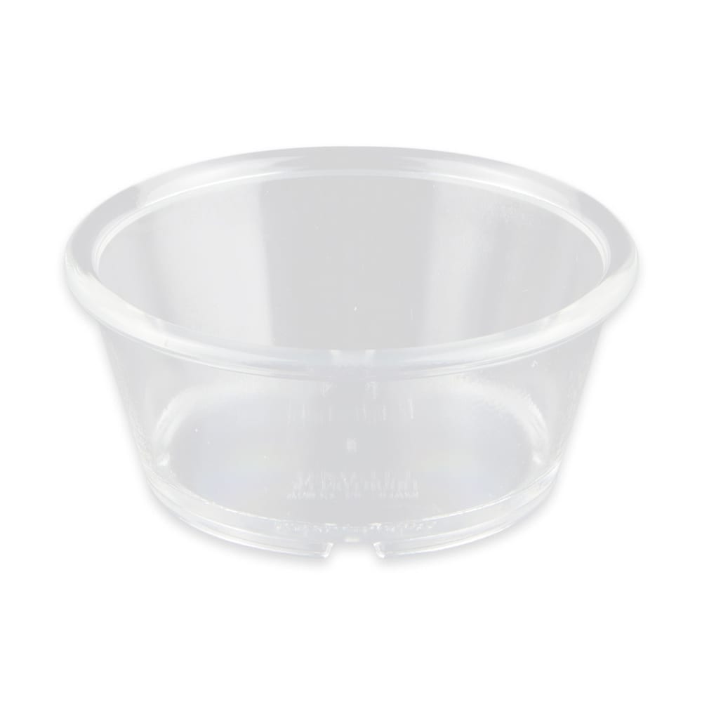 284-ER040CL 4" Round Ramekin w/ 4 oz Capacity, Plastic, Clear