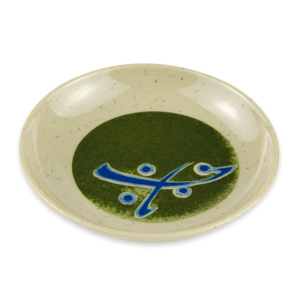 284-M028TD 1 oz Melamine Sauce Bowl, Brown