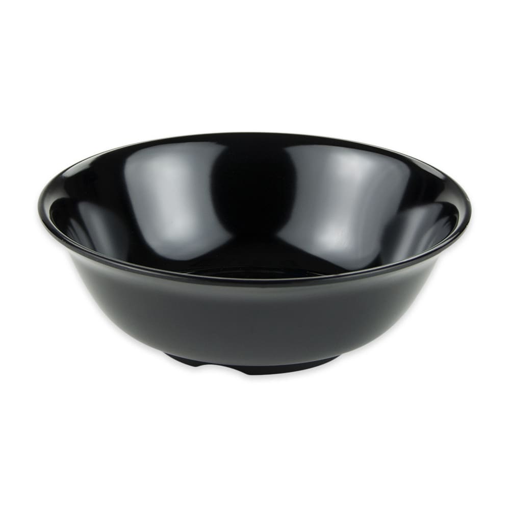 284-M810BK 6 1/2" Round Soup Bowl w/ 24 oz Capacity, Melamine, Black