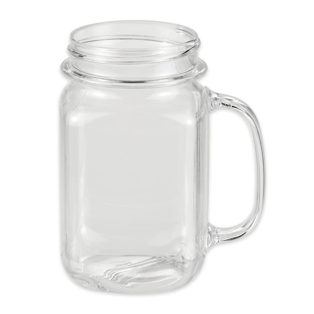 284-MAS3CL 16 oz Mason Jar, Polycarbonate, Clear