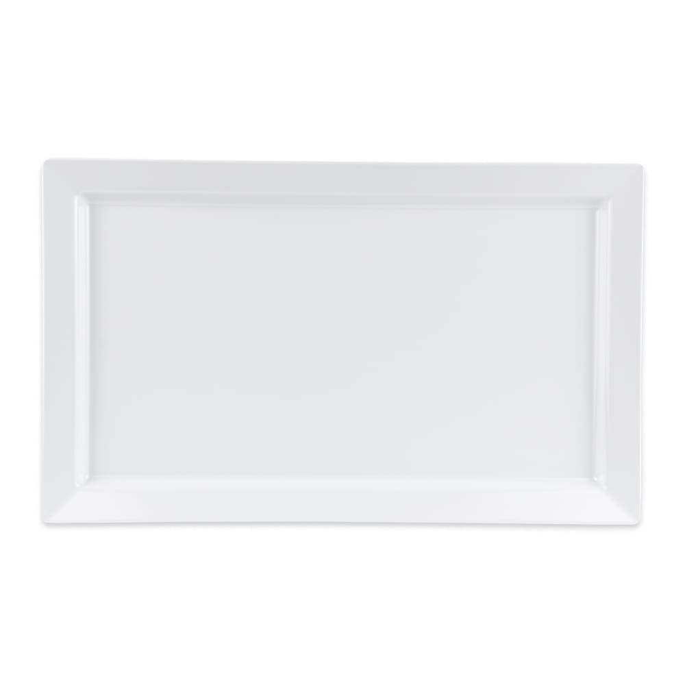 284-ML116W Rectangular Display Tray, 18" x 11", Melamine, White