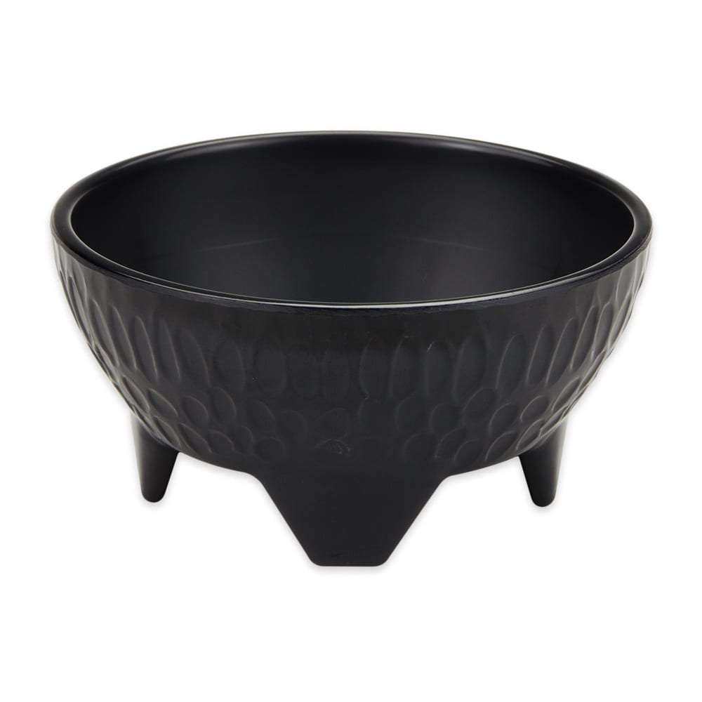 284-MOJ802BK 10 oz Molcajete Bowl, Melamine, Black