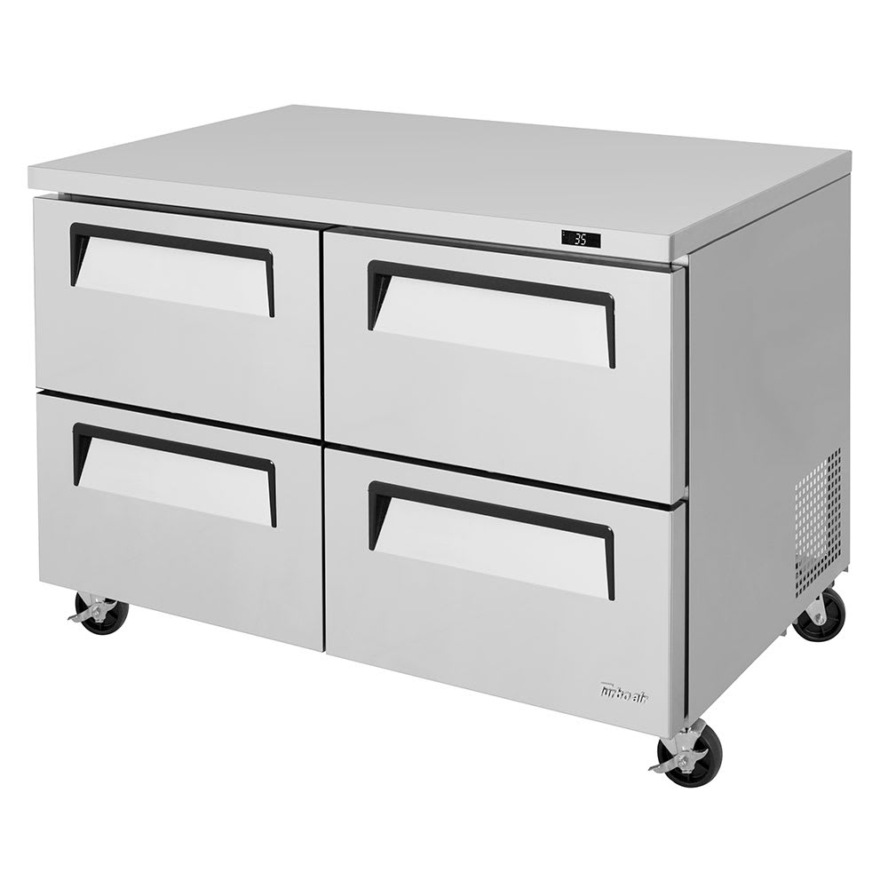 083-TUR48SDD4N 48 1/4" W Undercounter Refrigerator w/ (2) Sections & (4) Drawers, 115v