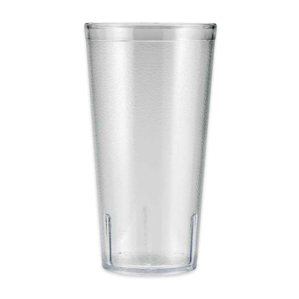 284-66206C 20 oz Clear Textured Plastic Tumbler